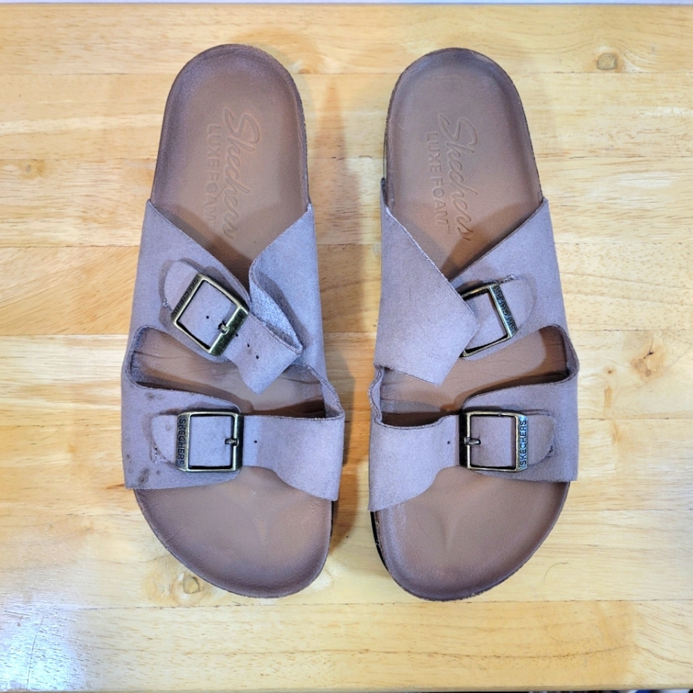 Skechers Luxe Foam Birkenstock Style Sandals